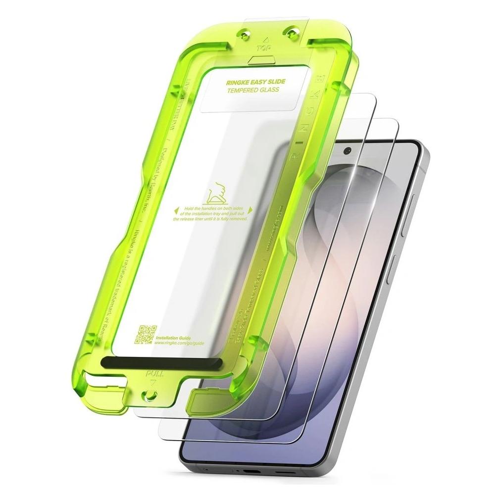 Ringke - Easy Slide Tempered Glass (2 pack) - Samsung Galaxy S26 - Clear (2 Stk., Samsung Galaxy S26) (G4as1229)