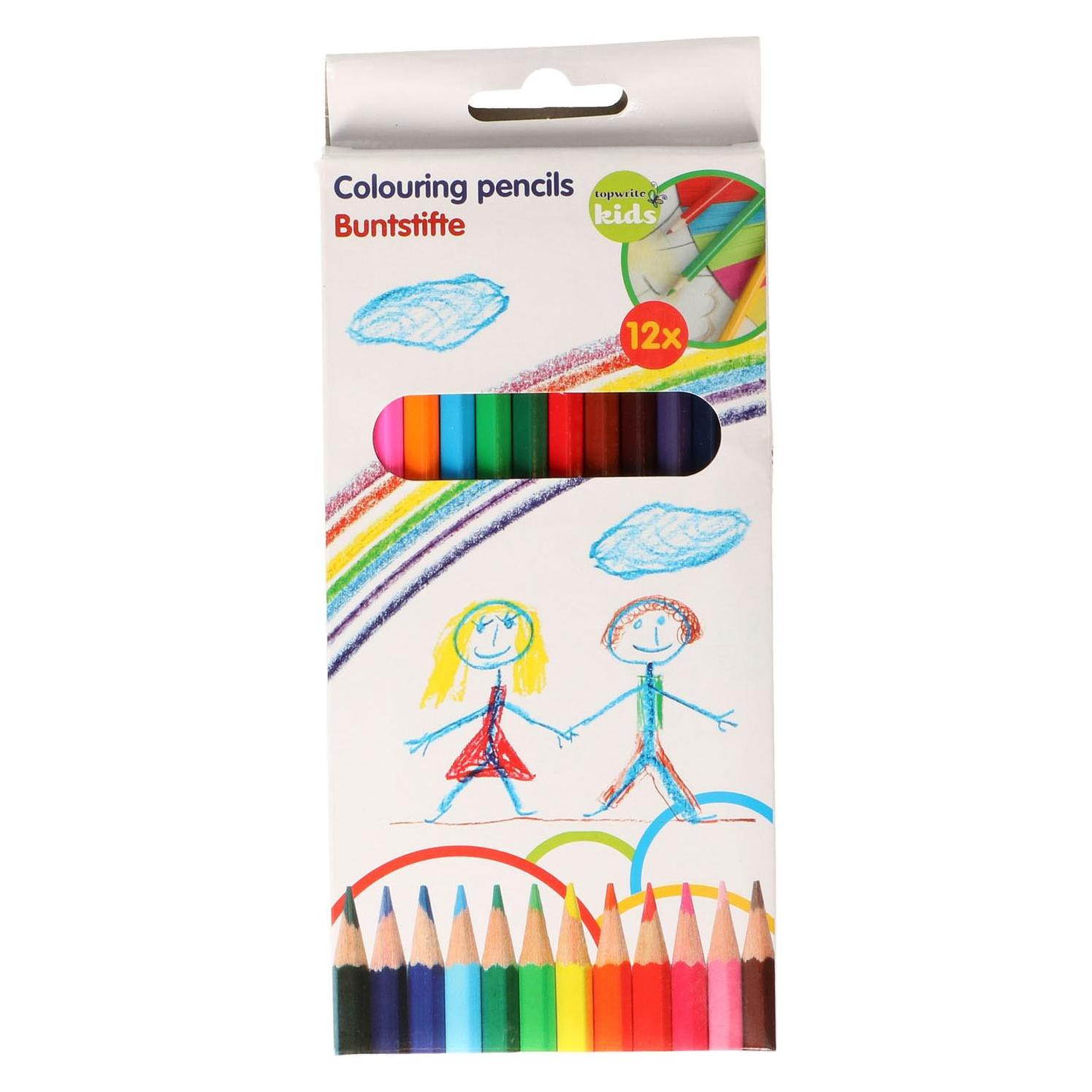 Topwrite Kids Crayons, 12st. (12x) (E8711252319339)