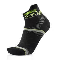 SIDAS Run Ultra - Langstreckenlaufsocken - Black/Yellow - 40