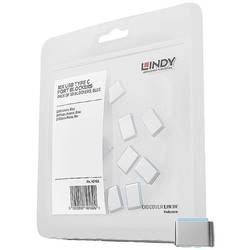 LINDY USB-C® Port Schloss 10er Set Blau Schlüsselschloss ohne Schlüssel 40466