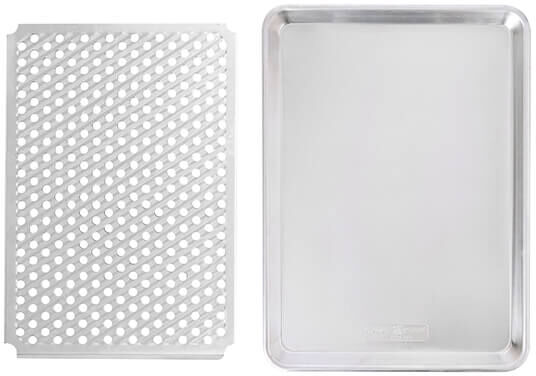 Nordic Ware Naturals Aluminium Half Sheet with Oven & Cooling Rack
