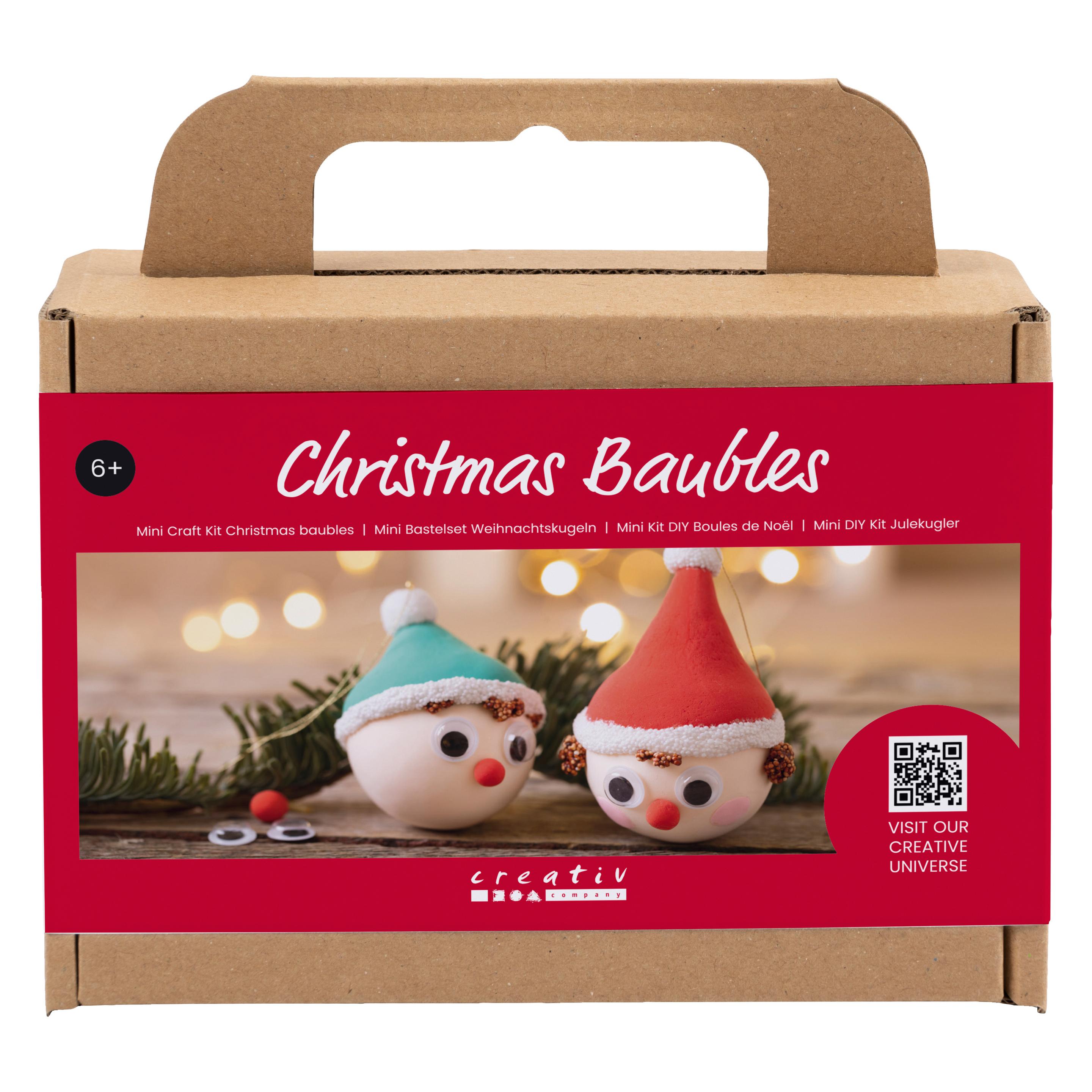 Creativ Company Bastelset Weihnachtskugeln Wichtel (977577)
