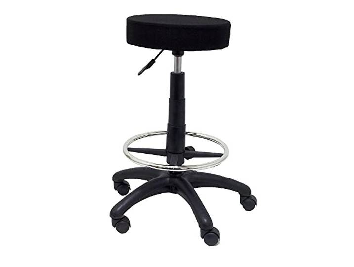 5 Star 136237 Drehbarer Hocker mit Gaselevation Tokio, maximale Höhe 72 cm, schwarz