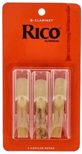 DAddario Woodwinds Rico Bb- Clar 2.0 - 3-Pack