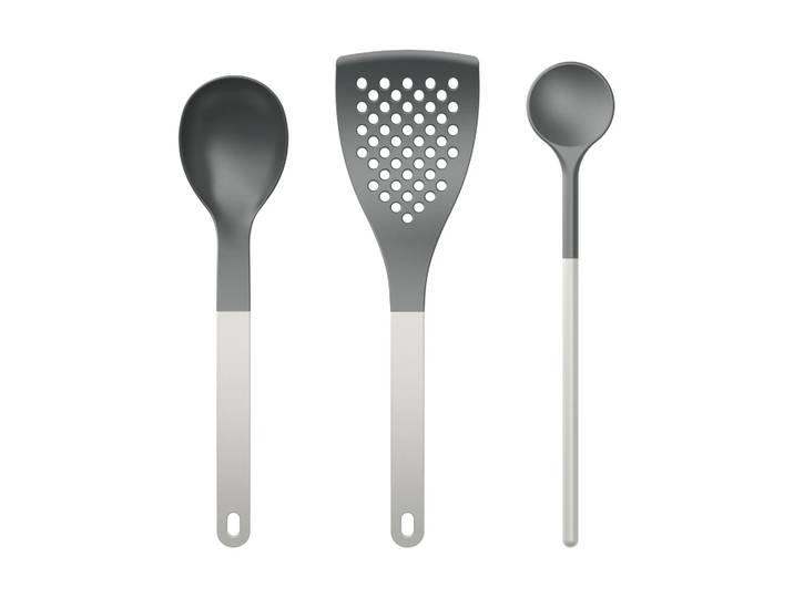 Rosti Ustensiles de cuisine Optima 1, 3 pièces Nylo blanc