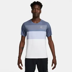 NIKE Court Advantage kurzarm Tennisshirt Herren 499 - world indigo/white XXL