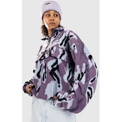 Eivy Ball Fleece Isolationsjacke purple stray Gr. M
