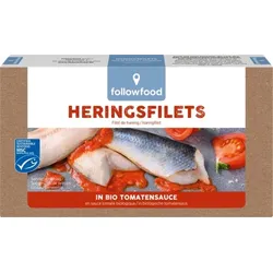 followfood Heringsfilet in Bio-Tomatensauce