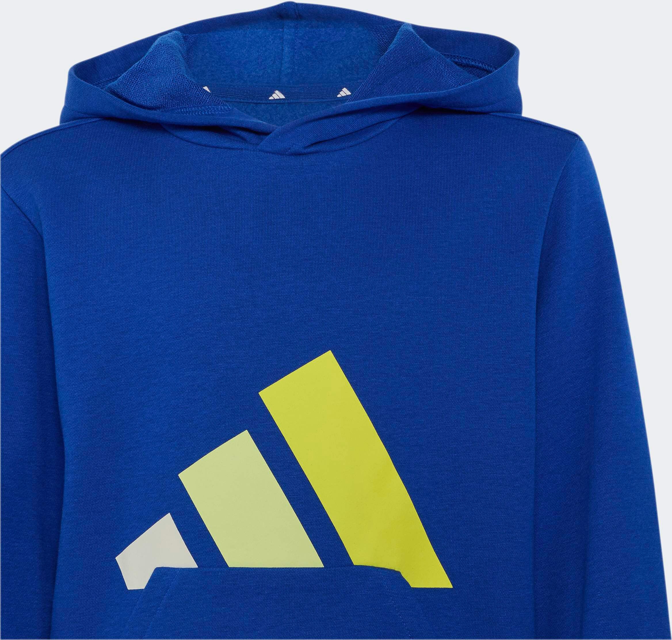 Adidas Sportswear "ESSENTIALS KIDS HOODIE" royal blau, orbit grau, frozen lemon, solar lemon 176