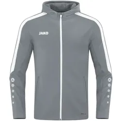 Jako JAKO Power Team Kapuzenjacke steingrau 164