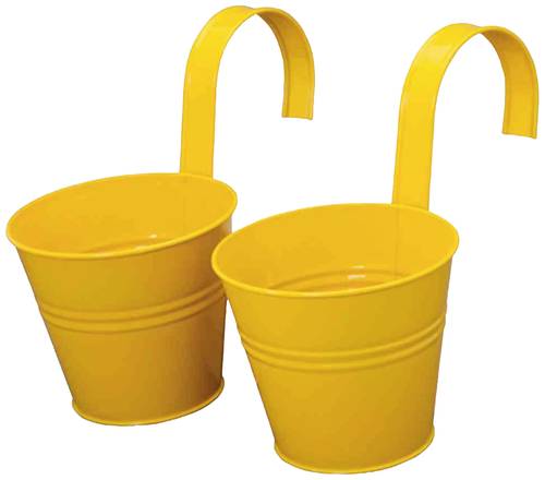 Siena Garden 722604 722604Pflanzgefäß Stahl Gelb