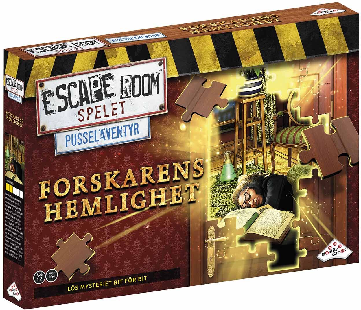 Escape Room Pusseläventyr - Forskarens Hemlighet