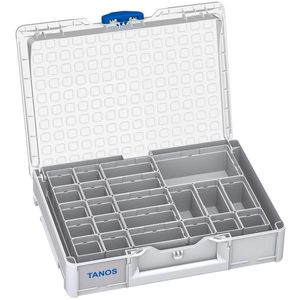 Tanos Sortimentskasten Systainer³ Organizer M 89, 83500001, 39,6x8,9x29,6cm, Kunststoff, 22 Fächer