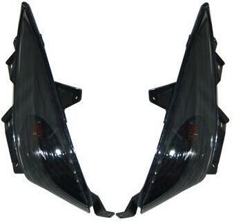 Coppia Frecce Anteriori Nero Fumè One Per Yamaha T-MAX (2008 taglia un