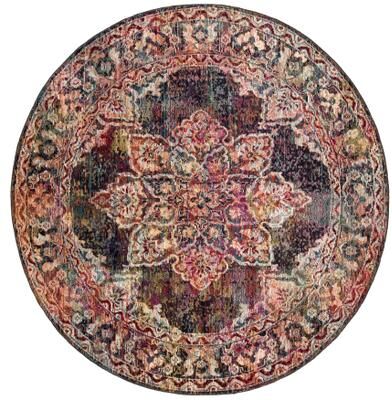 SAFAVIEH Crystal Madonna Vintage Boho Medallion Rug