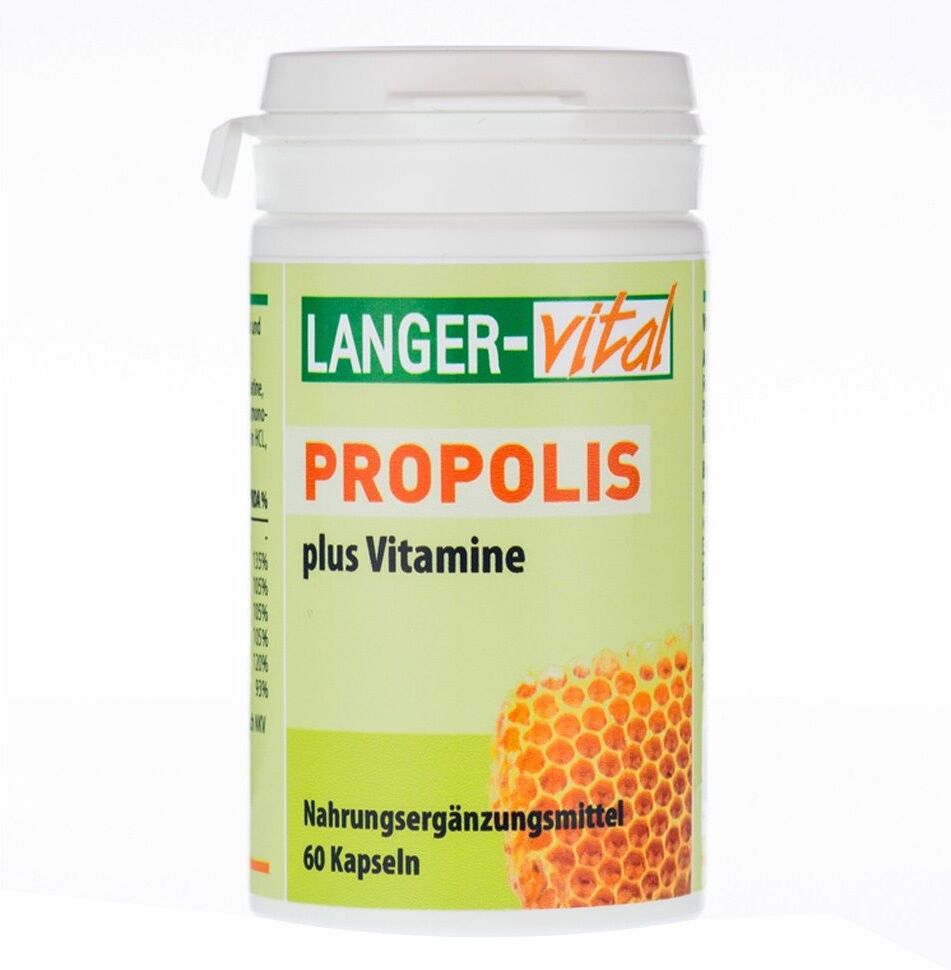 LANGER-vital Propolis 255 mg pro Tag plus Vitamine Kapseln 60 St