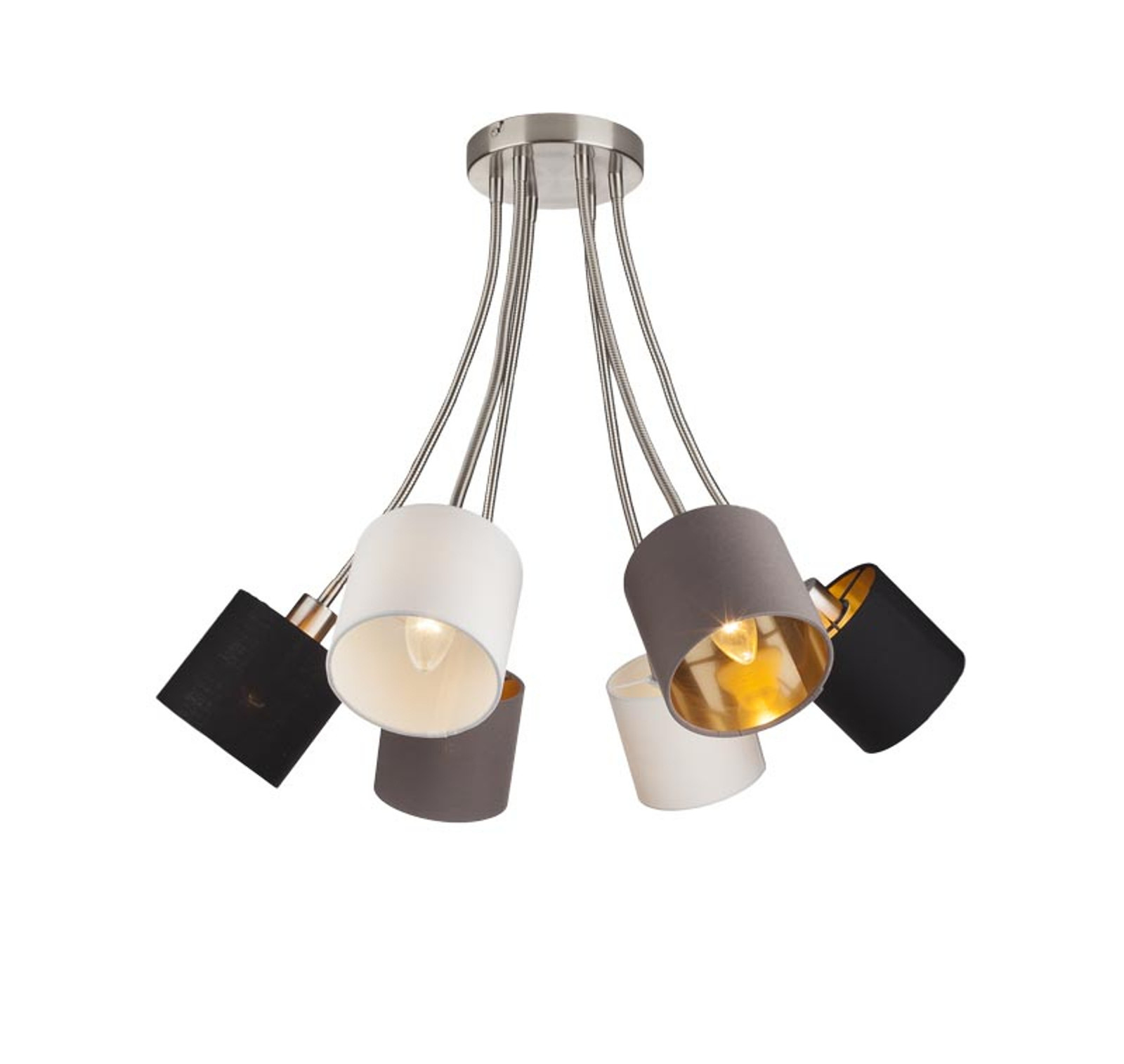 WOFI Plafondlamp Charme, 6-lichts