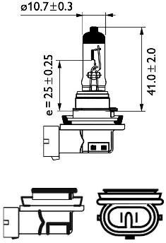 Philips 12360C1 Glühlampe, Fernscheinwerfer