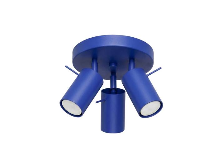 Runde Design Deckenlampe „Ring“ 3-flammig Ultramarine Sollux Lighting