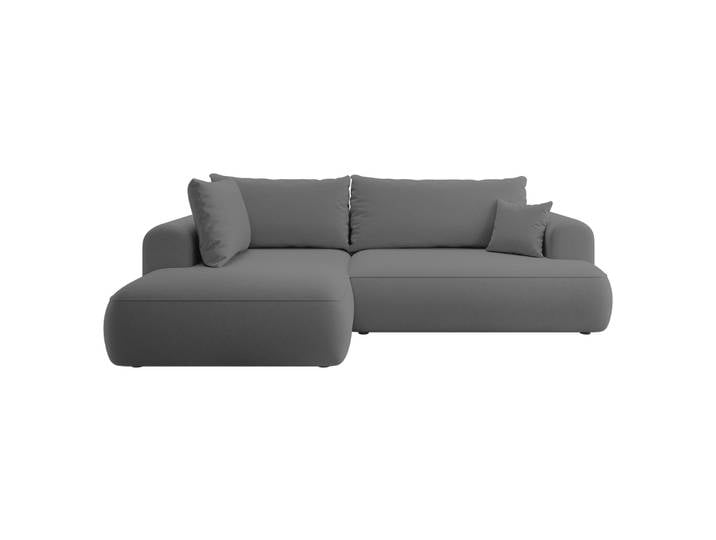 Ecksofa mit Schlaf-Funktion Ovo, L-förmig, mit Armlehne und