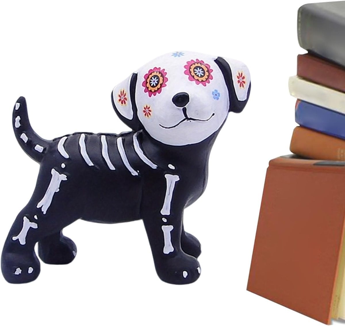 Halloween Figuur Skelet Hond Kat Seizoensdecoratie B/D/H: 11 x 12 x 11 cm