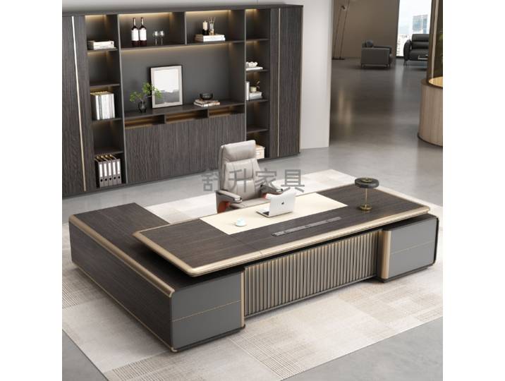 Bureau de direction haut de gamme, chaise de luxe légère, mobilier de bureau, bureau d'ordinateur, bureaux de salle, bureau debout