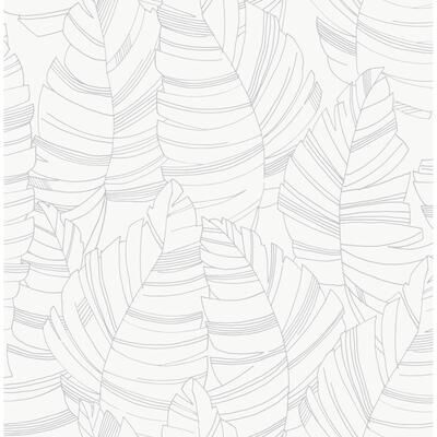 Signature Collection Floral Leaf Peel and Stick Wallpaper