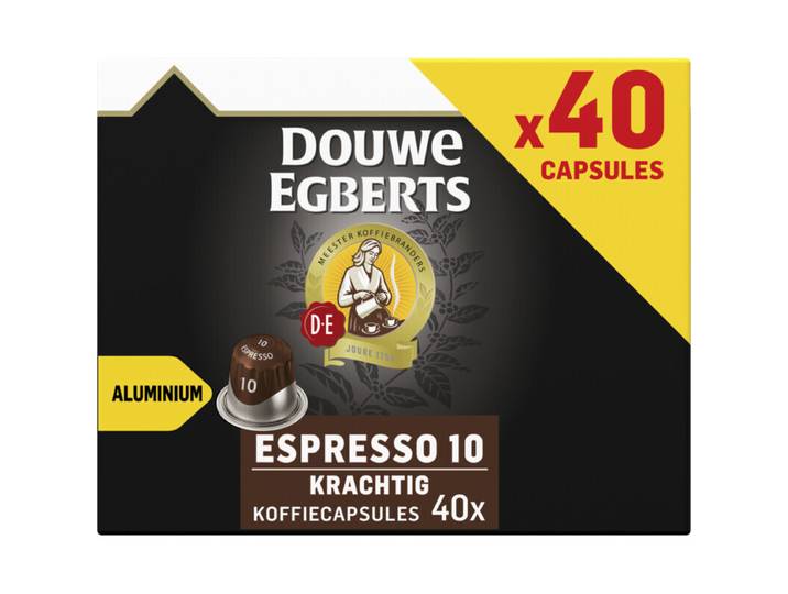 Douwe Egberts espresso sterke koffiecapsules - 40 st