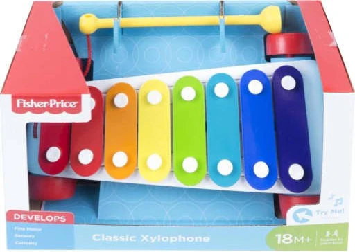 Fisher-Price Unterhaltsames Xylophon zum Nachziehen