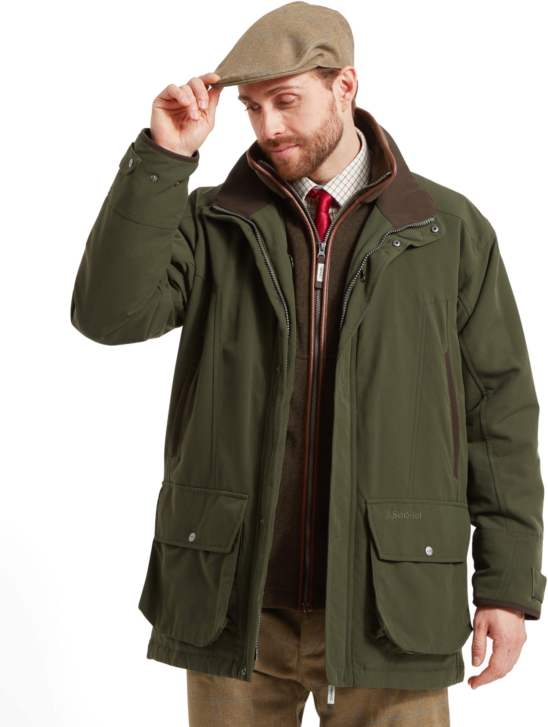 Schöffel Country Ptarmigan Classic Coat - Green - Size 40 - Men