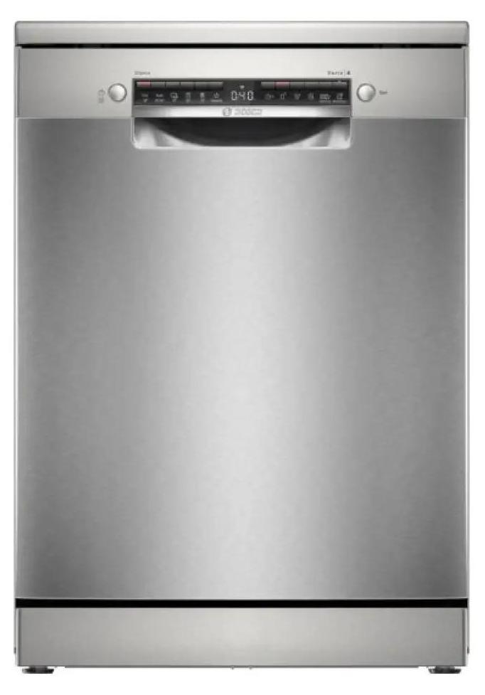 Bosch SMS4HVI14E, Freistehend, Standardgröße (60 cm), Edelstahl, Edelstahl, Tasten, 1,75 m