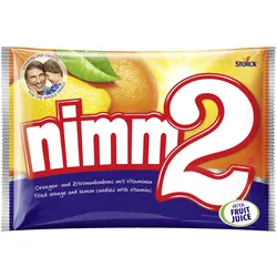 nimm2® Orangen- und Zitronenbonbons