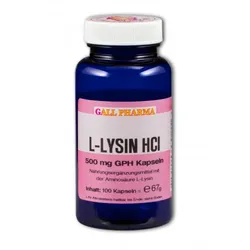 L-LYSIN 500 mg Kapseln 100 St