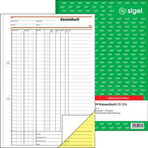 Sigel SD056 A4 Kassenbuch EDV-Erfassung