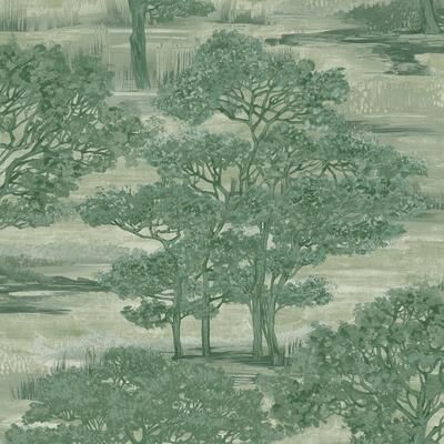 Tempaper Forest Toile Peel and Stick Wallpaper