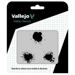 Vallejo Paint Stains Stencil