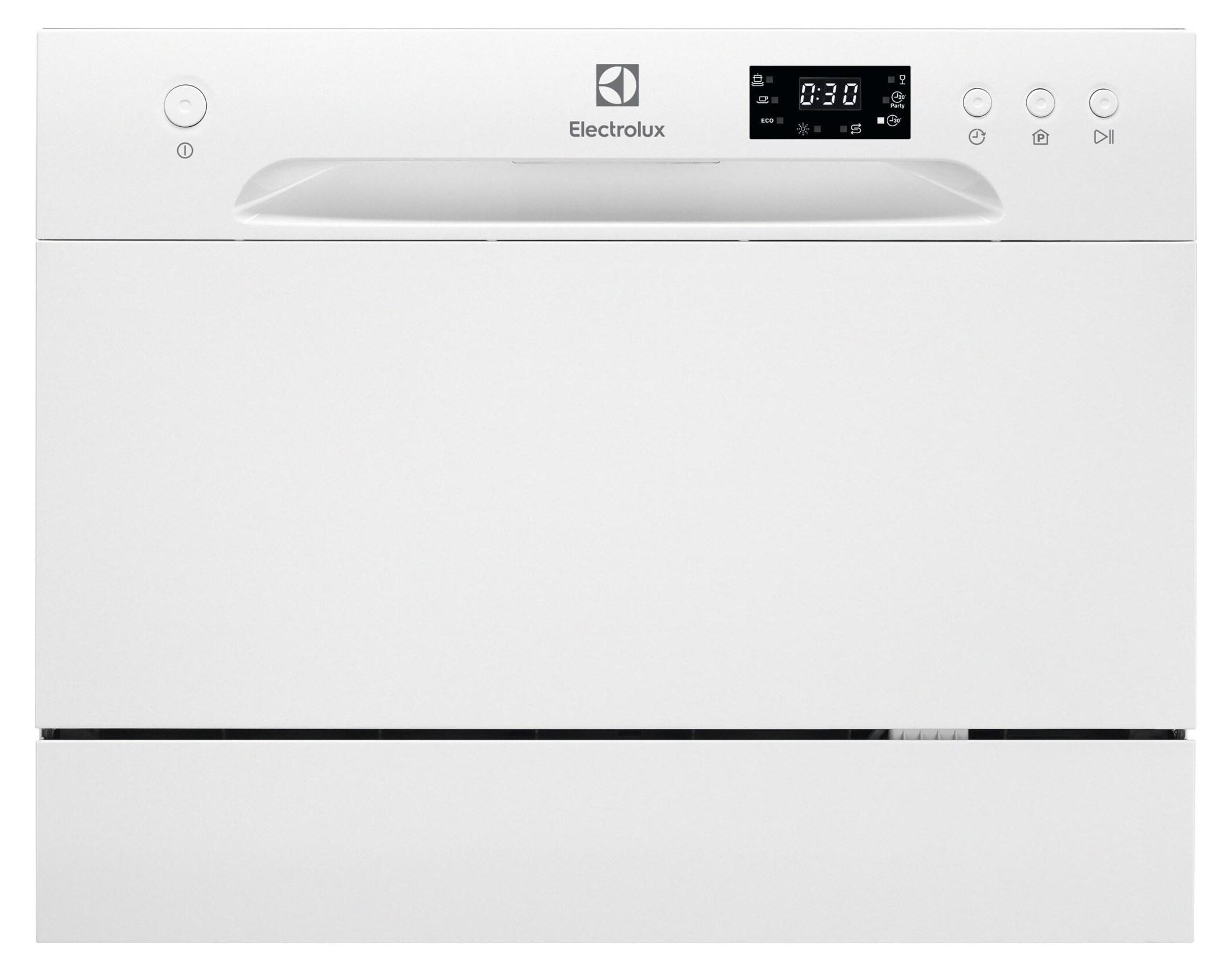Electrolux ESF2400OW, Freistehend, Kompakt, Weiß, Weiß, Tasten, Fixed