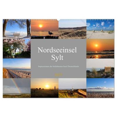 Nodseeinsel Sylt - Impressionen der beliebtesten Insel Deutschlands (Wandkalender 2027 DIN A2 quer), CALVENDO Monatskalender