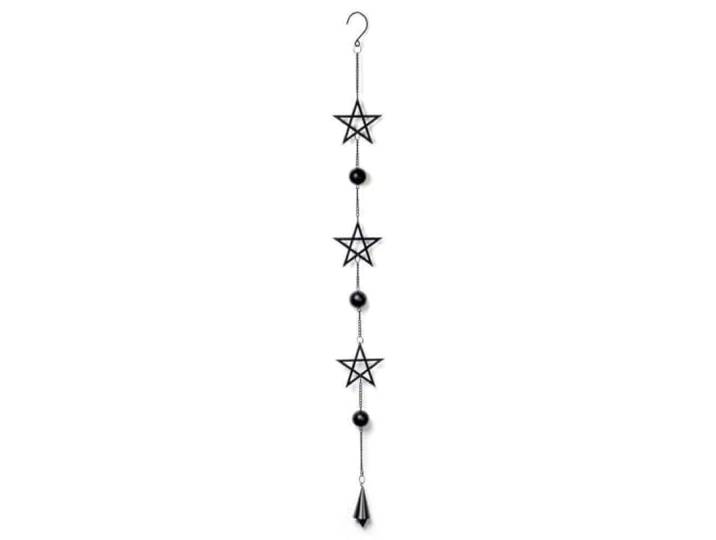 Alchemy Gothic Hangende decoratie mobiel Pentagram Zwart