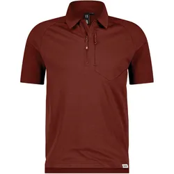 Dassy Poloshirt Madidi - gebranntes ziegelrot - L