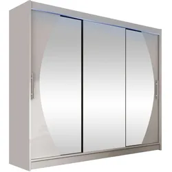 KLEIDERSCHRANK Aston V, mit RGB LED Beleuchtung