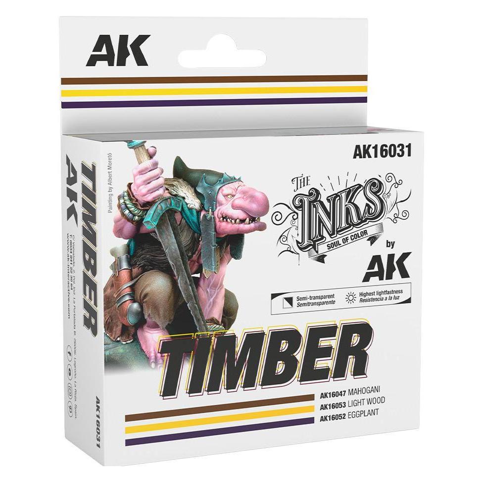 AK Interactive Timber (Mehrfarbig, 3 Stk.) (AK16031)