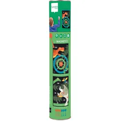 Scratch Magnet Dartspiel Dinowelt gross (Deutsch, Englisch, Französisch, 1 - 2 Spieler)