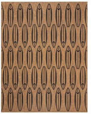 Disney Licensed Mickey Mouse Indoor Outdoor Flatweave Area Rug Tropical Surfing Polypropylene Coastal Accent Rug