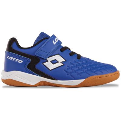 Hallenschuh LOTTO, Mädchen, Gr. 27, blau (blau, schwarz), Synthetik, mehrfarbig, Schuhe Hallenschuh, - auch für den Hallensport