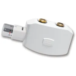 Bemm Softline M-Ventil ZMUVDCR5 Durchgang, DN 15 x 50 mm, verchromt, mit Thermostat Puro
