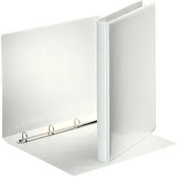 Esselte, Ordner, Panorama-Ordner A4 4RR/16mm mit 2 Taschen weiss - (10 Stück) (A4, 30 mm, 10 Stk.)