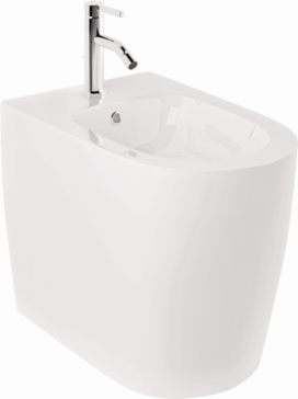 Kludi RESA R Stand-Tiefspül-Bidet 23BIB0243 55 cm verdeckte Befestigungen Weiß glänzend