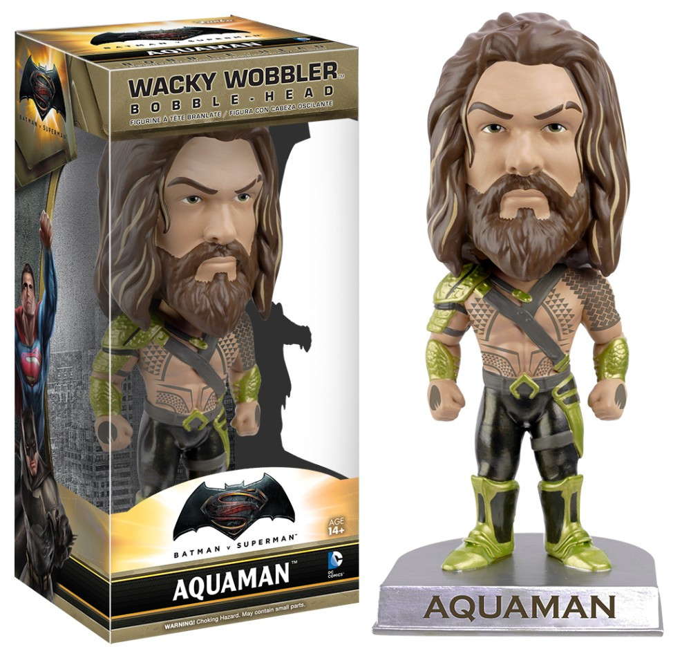 Funko Pop! Bobble Head Wacky Wobbler Batman vs. Superman Aquaman figuur