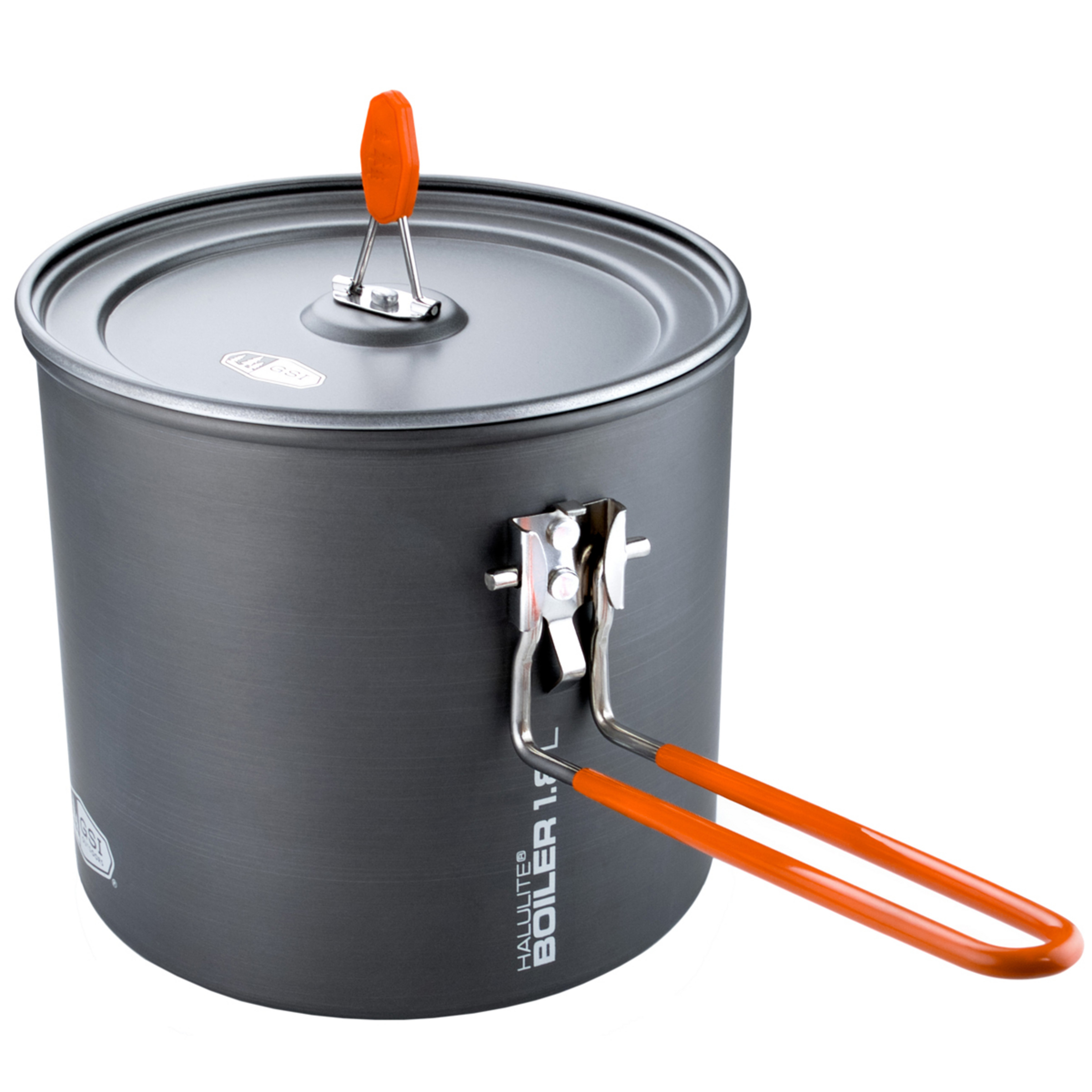 GSI Halulite Boiler Kochtopf Camping Kochgeschirr silber Größe 1.1L